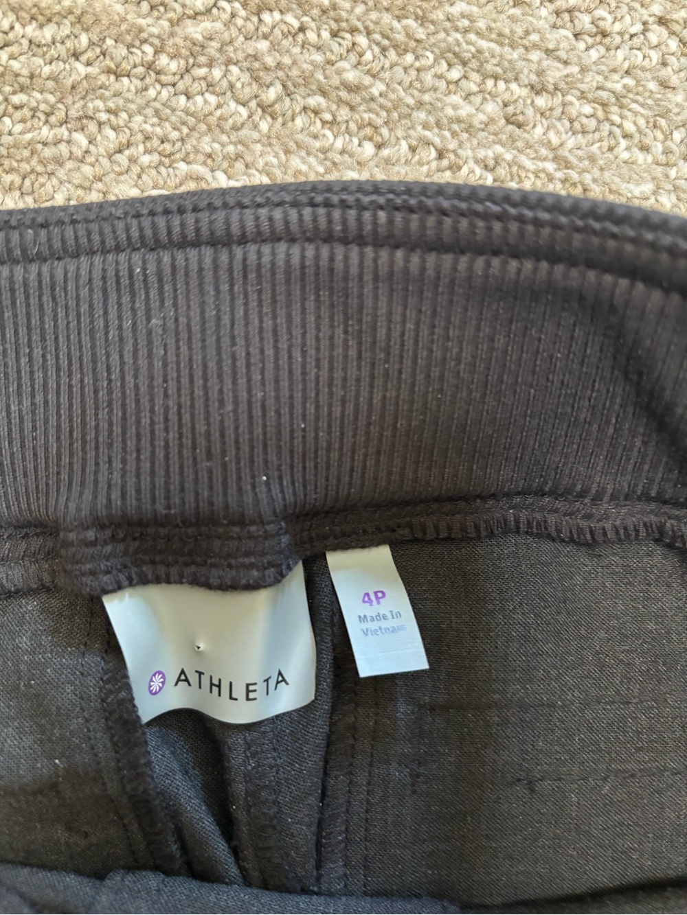 Athleta Women's Charcoal Work It City Jogger Pants - Picture 6 of 8